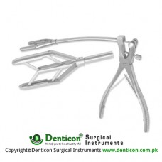 Tubbs Aortic Dilator With Fixation Screw Stainless Steel, Spread 8 - 42 mm